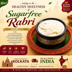 Sugarfree Rabri - The Rich, Creamy Soul of Kolkata’s Sweets—Without the Guilt