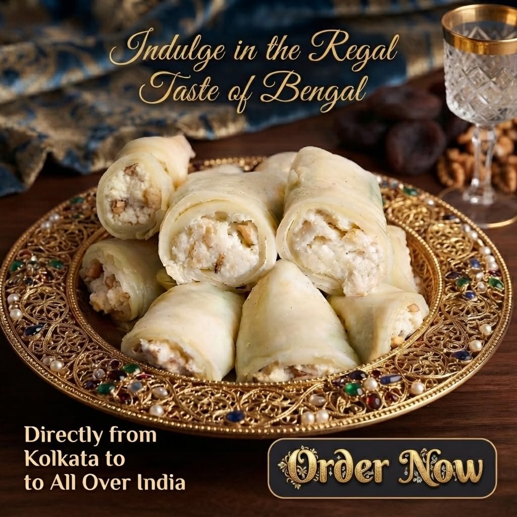 Malai Roll Sandesh - The Decadent Winter Cream Delight