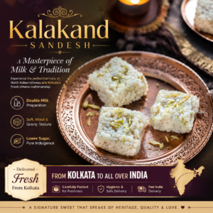 Kalakand Sandesh - The Creamy, Melt-in-the-Mouth Legend of Kolkata
