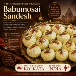 Babumosai Sandesh - The Aristocratic Sweet of Kolkata
