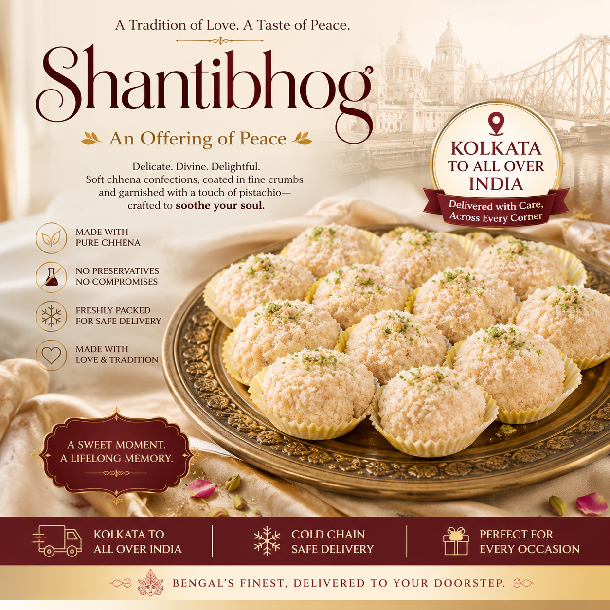 Shantibhog - The Taste of Serenity in a Traditional Bengali Sweet