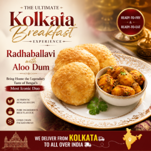 Radhaballavi with Aloo Dum - The Ultimate Kolkata Breakfast Experience