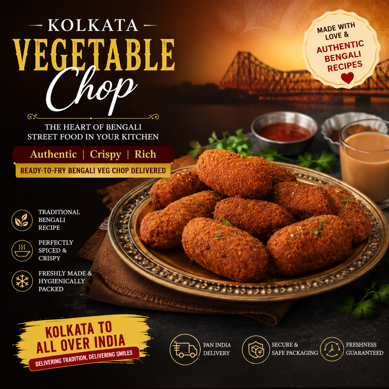 Kolkata Vegetable Chop - The Heart of Bengali Street Food in Your Kitchen