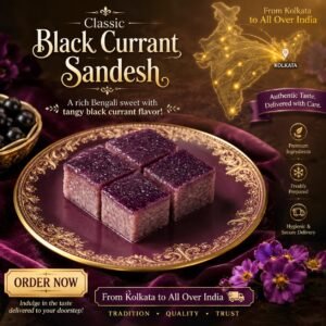 Black Currant Sandesh - The Berry-Infused Revolution of Kolkata’s Fusion Sweets