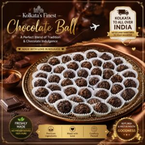 Chocolate Ball Sandesh - The Gourmet Fusion Masterpiece of Kolkata