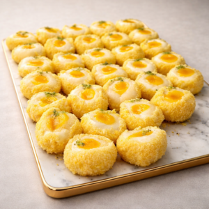 Malai Kheermohon Sandesh - A Tropical Twist on Kolkata’s Royal Sweet