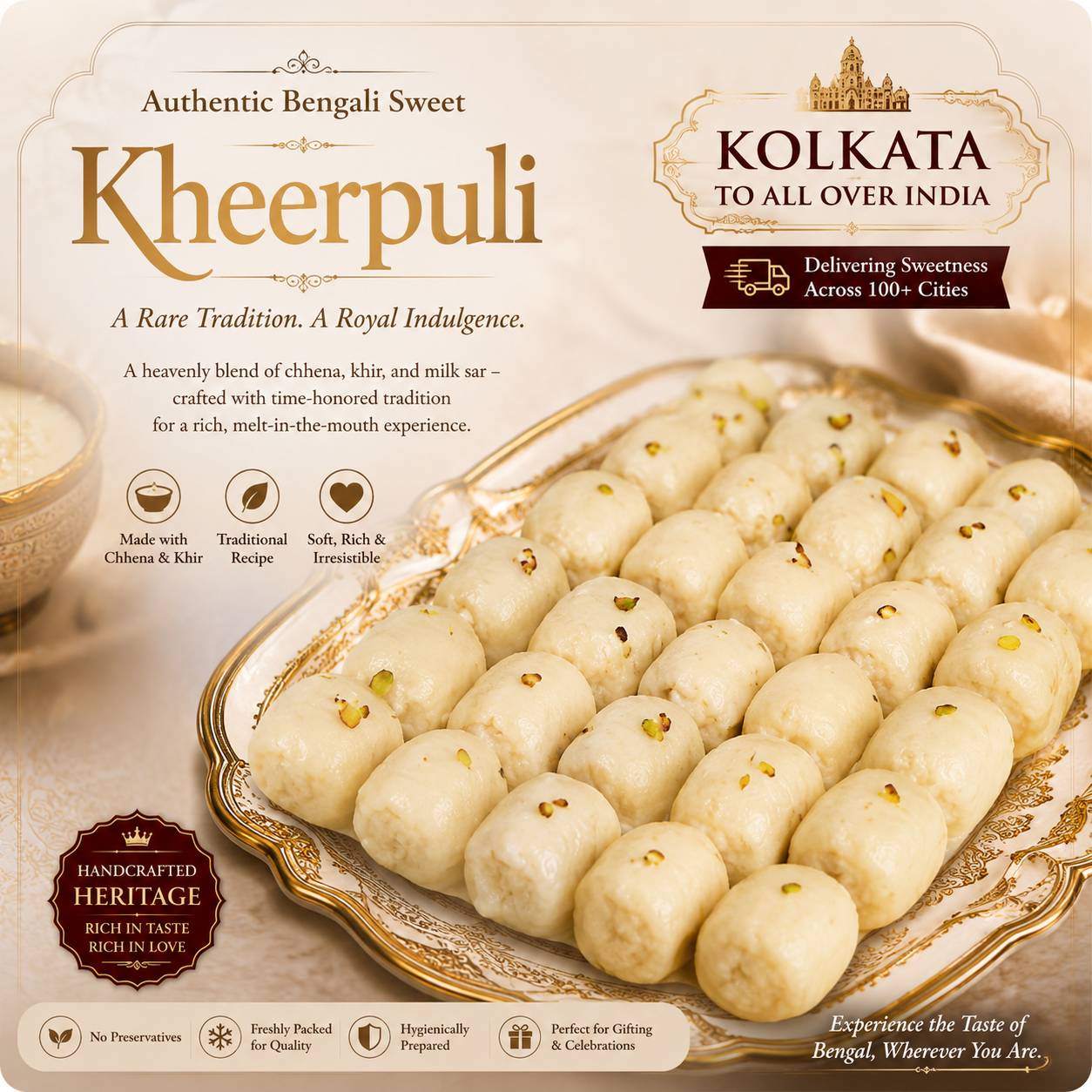 Kheerpuli - The Creamy, Heavenly Treasure of Bengal’s Heritage