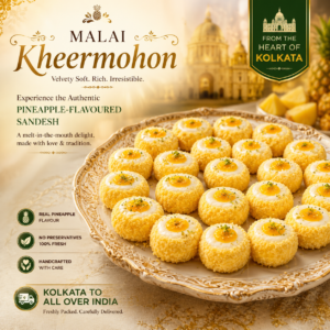 Malai Kheermohon Sandesh - A Tropical Twist on Kolkata’s Royal Sweet