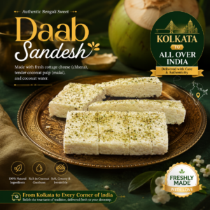 Dab Sandesh - The Refreshing, Tropical Masterpiece of Kolkata