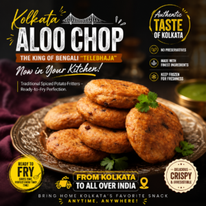 Kolkata Aloo Chop - The King of Bengali "Telebhaja"—Now in Your Kitchen!