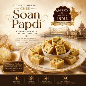 Authentic Bengali Style Soanpapdi - The Flakiest Ghee-Laden Treat from Kolkata