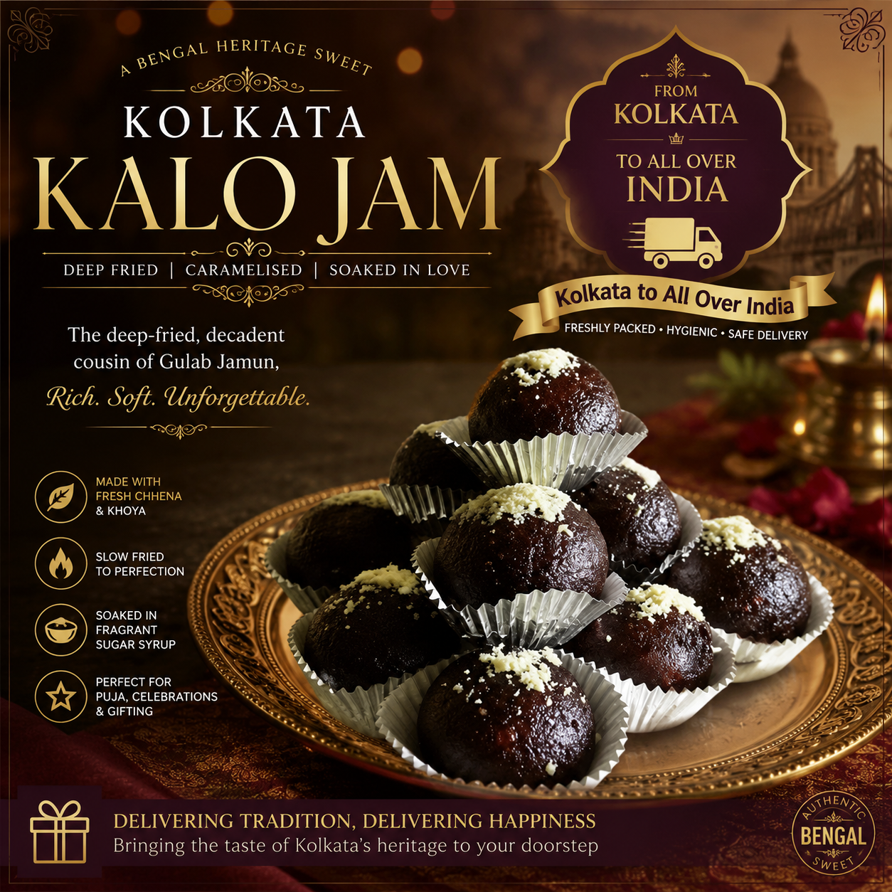 Kalo Jam - The Dark Jewel of Bengal’s Heritage Sweets