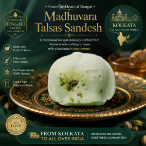 Madhuvara Talsas Sandesh - The Golden Nectar of Kolkata’s Tradition