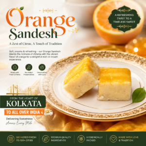 Orange Sandesh - The Zesty, Sun-Kissed Soul of Kolkata’s Sweets
