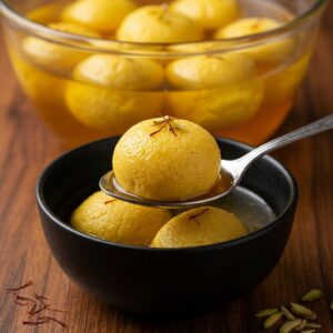Kesar Rasgulla - The Royal Saffron Crown Jewel of Kolkata’s Sweets