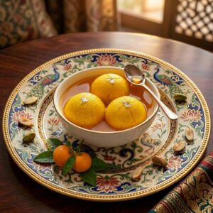 Kamala Bhog - The Sun-Kissed King of Bengali Roshogollas