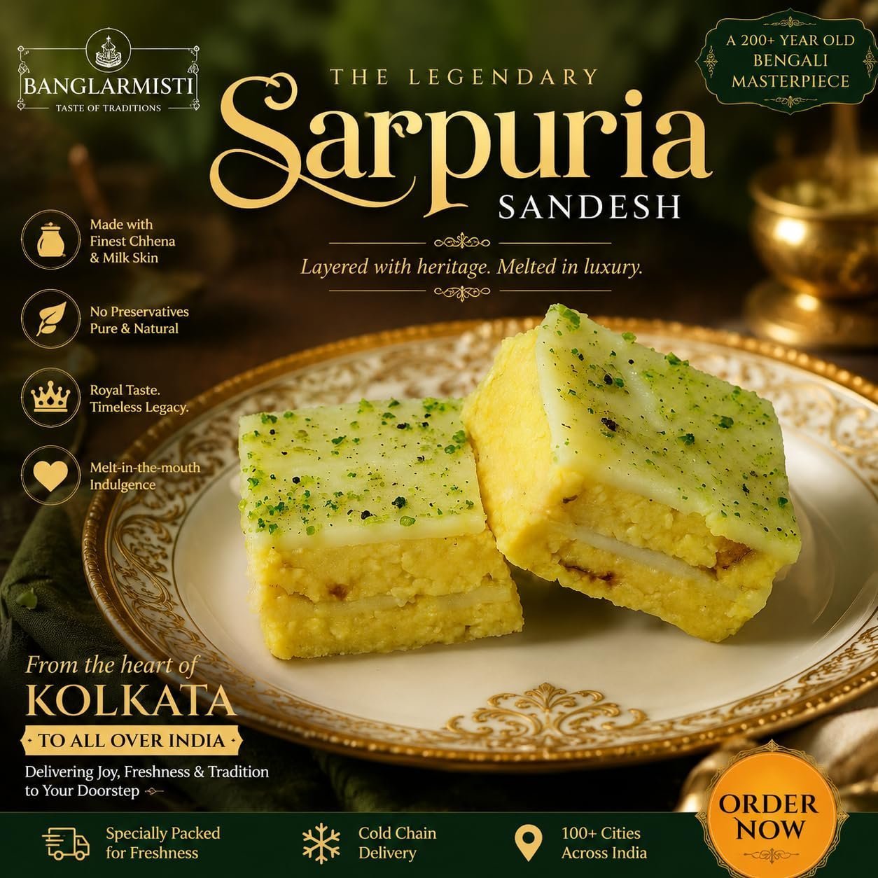 Sorpuria Sandesh - The Mouth-Melting Cream Dream
